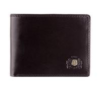 WITTCHEN Portafoglio, Dimensione: 12x9,5cm, Nero, Materiale: Pelle di grano, Orizzontale, Collezione: Da Vinci - 39-1-173-1