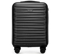 WITTCHEN Skyspeed Line Bagaglio a Mano Rigido in ABS - Trolley Compatto da Viaggio con Ruote Girevoli, Manico Estensibile, Serratura a Codice - Colore Nero Ryanair/ITA Airways/Wizz Air