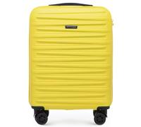 WITTCHEN Skyspeed Line Trolley da Cabina Piccolo in ABS - Bagaglio Rigido con Chiusura a Codice, Manico Telescopico e 4 Ruote Multidirezionali - Giallo Vivace Ryanair/ITA Airways/Wizz Air