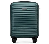 WITTCHEN Skyspeed Line Valigia Compatta da Cabina in ABS - Bagaglio a Mano Resistente con Trolley Girevole, Serratura Numerica, Manico Allungabile - Verde Intenso
