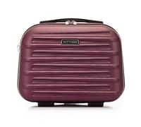 WITTCHEN Skyspeed Line Valigia cosmetica da viaggio Valigia rigida in ABS Borsa da toilette Tracolla da donna Tracolla elastica per bagagli Giallo Ryanair/ITA Airways/Wizz Air/Volotea