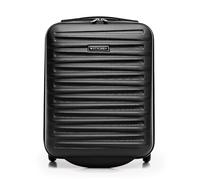 WITTCHEN Skyspeed Line Valigia da cabina gratuita a bordo piccola Valigia rigida in ABS Maniglia telescopica 2 ruote gamba inferiore nero