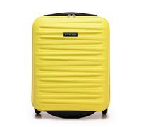 WITTCHEN Skyspeed Line Valigia da cabina gratuita a bordo piccola Valigia rigida in ABS Maniglia telescopica 2 ruote gamba inferiore Giallo