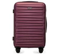 WITTCHEN Skyspeed Line Valigia media rigida con ruote in ABS Trolley medio Valigia da viaggio Serratura a combinazione Manico telescopico 4 ruote Marrone Ryanair/ITA Airways/Wizz Air