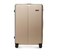 WITTCHEN Stripes Line Valigia grande (XL) | 76,5 × 50 × 29 cm (96 L), ABS rigido, 4 ruote 360° e lucchetto a combinazione | Trolley grande formato XL, Ryanair/ITA Airways - Colore: Oro