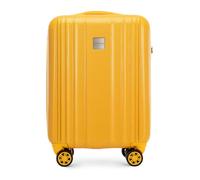 WITTCHEN ULTIMO Line | 55x39x20 cm | Bagaglio a mano Valigia piccola da cabina | Bagaglio leggero Chiusura in policarbonato Lucchetto TSA Manico telescopico 4 ruote girevoli | Maniglia | Giallo