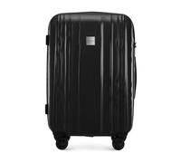 WITTCHEN ULTIMO Line | 67x44x26 cm | Valigia media Borsa da viaggio | Bagaglio leggero Chiusura in policarbonato Lucchetto TSA Manico telescopico 4 ruote girevoli | Maniglia | Nero