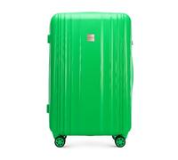 WITTCHEN ULTIMO Line | 77x50x29 cm | Valigia grande Borsa da viaggio | Bagaglio leggero Chiusura in policarbonato Lucchetto TSA Manico telescopico 4 ruote girevoli | Maniglia | Verde