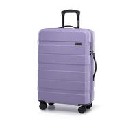 WITTCHEN Valigia Media Trolley Valigia Rigida in ABS Valigia Bagaglio Valigie con 4 Ruote Serratura a combinazione Maniglia telescopica Comodo Line Purple