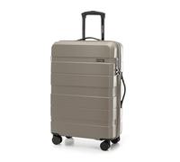 WITTCHEN Valigia Media Trolley Valigia Rigida in ABS Valigia Bagaglio Valigie con 4 Ruote Serratura a combinazione Maniglia telescopica Comodo Line Oro