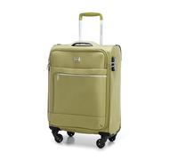 WITTCHEN Valigia Media Trolley Valigia Rigida in poliestere Valigia Bagaglio Maniglia telescopica Quattro rotelle girevoli Chiusura a combinazione TSA MIRA Line verde