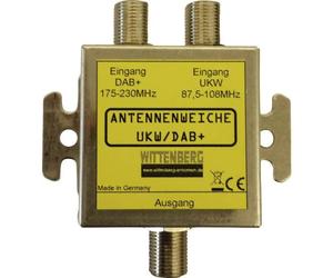Wittenberg Antennen 103086 UKW & DAB+ Splitter antenna Onde ultracorte, DAB+