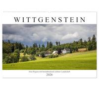 Wittgenstein - Eine Region mit beeindruckend schöner Landschaft (Wandkalender 2026 DIN A2 quer), CALVENDO Monatskalender: Die Region Wittgenstein ist ein Naturparadies in Südwestfalen
