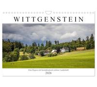 Wittgenstein - Eine Region mit beeindruckend schöner Landschaft (Wandkalender 2026 DIN A4 quer), CALVENDO Monatskalender: Die Region Wittgenstein ist ein Naturparadies in Südwestfalen