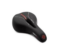 Wittkop MEDICUS PRO EVO 1.0 Gel Trekking - Sella per bicicletta con memory foam, design ergonomico, sistema di telaio NAWAVE e apertura centrale per la massima ventilazione - Nero