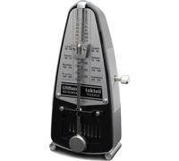 Wittner Metronomo Taktell Piccolo Serie 830 - Custodia in plastica - Senza campana - Color argento - Meccanico a carica - Non sono necessarie batterie - Made in Germany