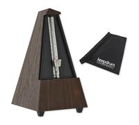 Wittner 855131 - Metronomo meccanico in noce con campana in microfibra keepdrum