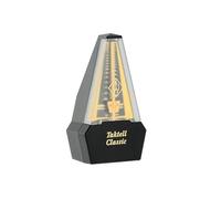 Wittner Metronomo Taktell Classic Serie 829 - Custodia in plastica - Senza campana - Nero/Dorato - Meccanico a carica - Non sono necessarie batterie - Made in Germany