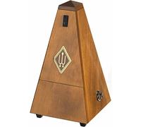 Wittner Metronomo Taktell Pyramid Serie 810 – Cassa in legno massiccio, campana – Noce lucido 813