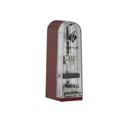 Wittner Metronomo Taktell Piccolino Serie 890 - Custodia in plastica - Senza campana - Rosso rubino - Meccanico a carica - Non sono necessarie batterie - Made in Germany