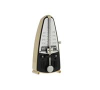 Wittner Metronomo Taktell Piccolo Serie 830 - Custodia in plastica - Senza campana - Avorio - Meccanico a carica - Non sono necessarie batterie - Made in Germany