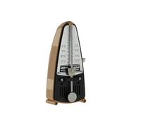 Wittner Metronomo Taktell Piccolo Serie 830 - Custodia in plastica - Senza campana - Marrone chiaro - Meccanico a carica - Non sono necessarie batterie - Made in Germany