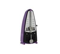 Wittner Metronomo Taktell Piccolo Serie 830 - Custodia in plastica - Senza campana - Viola glicine - Meccanico a carica - Non sono necessarie batterie - Made in Germany