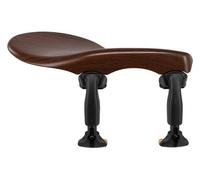 Wittner mentoniera Zuerich, mentoniera laterale violino 4/4-3/4, plastica high-tech, altezza regolabile, inclinazione selezionabile, senza cacciavite, color palissandro, 258211P, Made in Germany