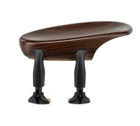 Wittner poggiaspalla laterale per violino 3/4, plastica High-Tech, anatomicamente modellato, testato per allergie, senza cacciavite, color palissandro, Made in Germany, 250221P