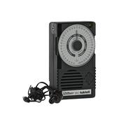 Wittner Taktell® Quartz QM 2 Series 861 - Custodia in plastica nera - 40-208 battiti/minuto - 39 posizioni di tempo - Con intonazione da concerto a1 = 440 Hz - Include batteria (9 volt) e auricolari