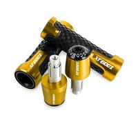 WITTYL Moto 7/8'' 22mm Manopole per Manubrio Moto estremità Manubrio estremità Impugnatura Antiscivolo per Yamaha XT600Z XT 600 Z XT-600Z 1984-1989 1990 1991 estremità della Maniglia(Gold)
