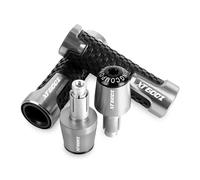 WITTYL Moto 7/8'' 22mm Manopole per Manubrio Moto estremità Manubrio estremità Impugnatura Antiscivolo per Yamaha XT600Z XT 600 Z XT-600Z 1984-1989 1990 1991 estremità della Maniglia(Silver)