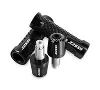 WITTYL Moto 7/8'' 22mm Motocicletta Manopole Manubrio Antiscivolo estremità Manubrio Manopola Antiscivolo estremità per Yamaha XJ550 XJ 550 1981 1982 1983 XJ550 R estremità della Maniglia(Black)