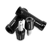 WITTYL Moto 7/8'' Anti-Slip Grip Hand Motorcycle Handlebar Handle Bar Grips End Plugs cap End Plug per Yamaha Tracer7 Tracer 7 2021 2022 estremità della Maniglia(Black)