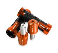 WITTYL Moto 7/8'' Anti-Slip Grip Hand Motorcycle Handlebar Handle Bar Grips End Plugs cap End Plug per Yamaha Tracer7 Tracer 7 2021 2022 estremità della Maniglia(Orange)