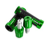 WITTYL Moto 7/8'' Anti-Slip Grip Hand Motorcycle Handlebar Handle Bar Grips End Plugs cap End Plug per Yamaha Tracer7 Tracer 7 2021 2022 estremità della Maniglia(Green)