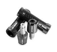 WITTYL Moto 7/8'' Anti-Slip Grip Hand Motorcycle Handlebar Handle Bar Grips End Plugs per VF750C 1998 1999 2000 2001 2002 2003 2004 estremità della Maniglia(Grey)