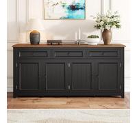 Wiuzo Modern and Simple Credenza moderna per armadio e credenza a buffet per soggiorno, 160 L x 35 B x 76 H (credenza)