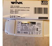 WIVA 61102005 WP03-P-D 20W CC/CV DALI/PUSH ALIMENTATORE LED
