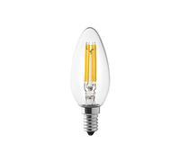 Wiva Lampada LED - Lampada LED Trasparente Olive Cavo E14 4W 2500K