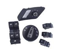 Wivplex 1 set faro finestra specchietto laterale posteriore manopola interruttore, for VW, for Golf 7 VII MK7 2014 2015 2016 2017 2018 Interruttore a specchio
