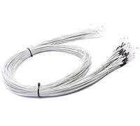 Wivplex 10 pezzi di sensori termistori NTC 3950 da 100K ohm for stampante 3D con cavo da 1 m, parti for stampanti 3D, for accessori for la temperatura delle parti RepRap Mend Sensore termistore per st