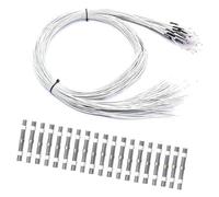 Wivplex 10 pezzi Sensore di temperatura del termistore for stampante 3D 100K ohm NTC 3950 con 20 connettori for cavi termorestringenti, for Ender 3 Series Business, Industry Science Sensore termistore