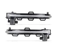 Wivplex 2 pezzi ambra dinamica indicatore specchietto retrovisore laterale luce lampeggiante, for, X3 X4 X5 X6 F25 LCI F26 F15 F16 2014-2018 Spia luminosa per auto(Dynamic Clear Case)
