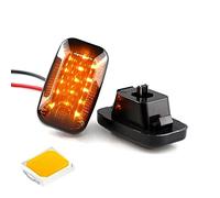Wivplex 2 pezzi di indicatori laterali dinamici luci parafango che scorrono direzione, for TOYOTA, for Land Cruiser Landcruiser 70 80 100 Series Spia luminosa per auto(2pcs No Dynamic)