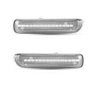 Wivplex 2 pezzi di luce ambra dinamica 12V indicatori direzione lampeggianti sequenziali, for, serie 3 E46 1998-2001 Spia luminosa per auto(Dynamic Clear Case)