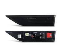Wivplex 2 pezzi luci di posizione laterali che scorrono indicatori direzione lampada ripetitore senza flusso dinamico ambrato, for VW, for Caddy, T6 2015 Up Spia luminosa per auto(No Dynamic Smoked)