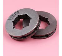 Wivplex 2pcs Lot 325 Pitch 8 Teeth ID 19mm Sprocket Rim, for Husqvarna, 55,for Rancher, 154 254 254XP 257 262 262XP 50 51 55 Chainsaw Pignone scanalato piccolo per motosega