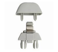 Wivplex 2x clip for gancio for visiera parasole, staffa for fibbia, for VW, for Passat, for Polo Up!, for Skoda, for Citigo Rapid, for Seat MII OE# 6RD857561 Clip per aletta parasole per auto