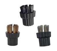 Wivplex 3 pezzi di ricambio for testina spazzola in nylon e ottone for pulitore a vapore Steam Mop X500 X700, pulizia pavimenti tappeti, peli animali domestici Accessori per pulitori a vapore